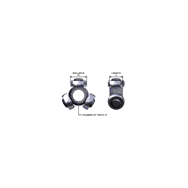 Trepied GKN Motorsport GI69 cu 22 de caneluri - AS-MS3H001 - MS3H001 - 3661768036990